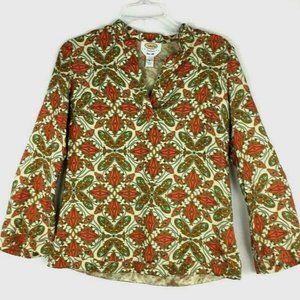 TALBOTS Petites Women's 100% Pure Silk Blouse